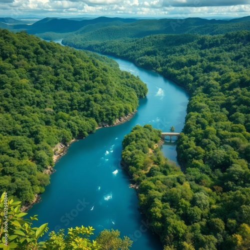 Blue river/ tulu river / niari river congo River landscapes Ultra realistic Photorealistic landscape photographywater travel sky beautiful tourism outdoor photo