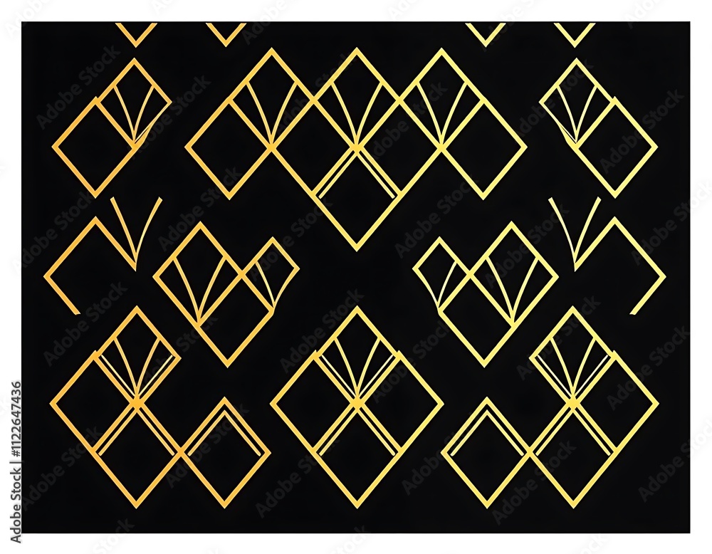 Fototapeta premium seamless geometric pattern