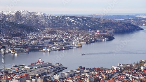 Beautiful landscape during winter season at Norway.