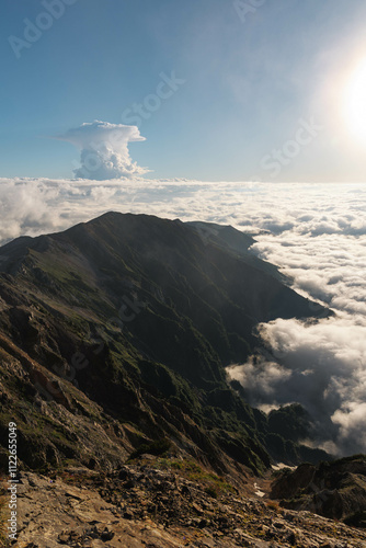 白馬岳頂上からの雲海