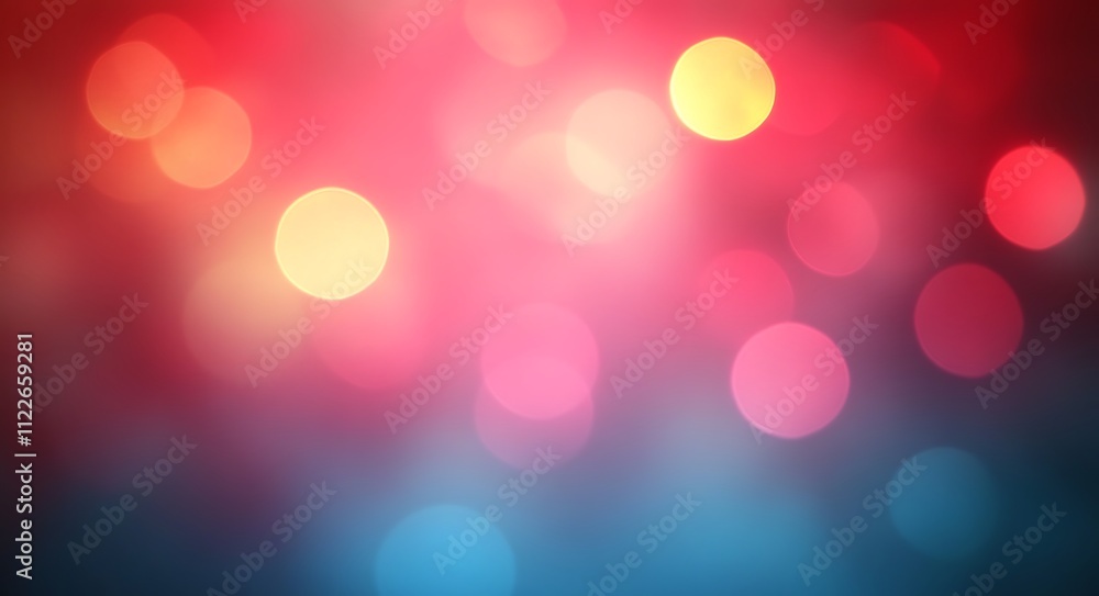 Fototapeta premium Abstract Colorful Bokeh Lights Background Image