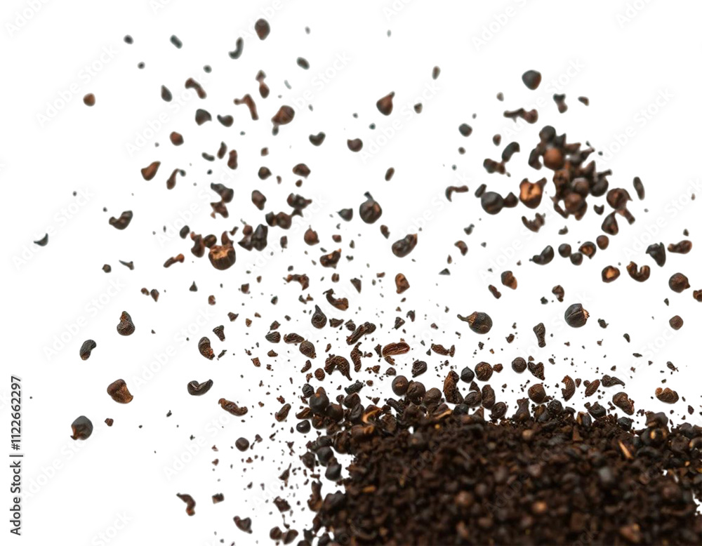 coffee beans on white background coffee beans on white background