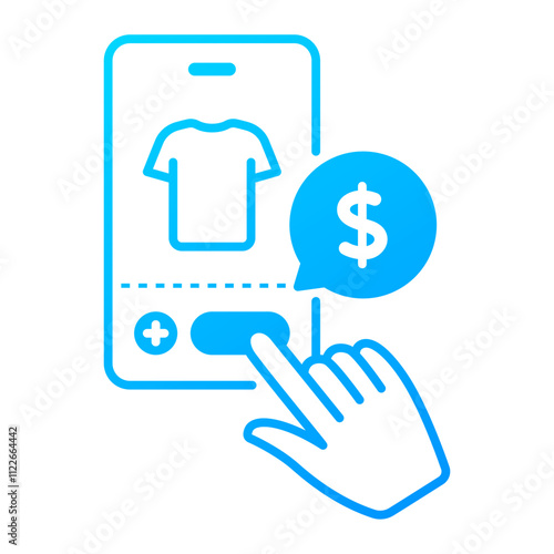 Order icon. order, online shopping, ecommerce, purchase, buy, checkout, payment, commerce, product. Vector icon illustration