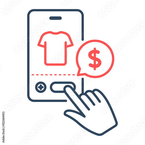 Order icon. order, online shopping, ecommerce, purchase, buy, checkout, payment, commerce, product. Vector icon illustration