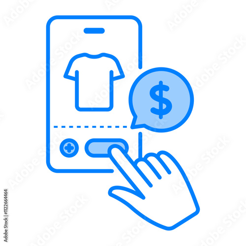 Order icon. order, online shopping, ecommerce, purchase, buy, checkout, payment, commerce, product. Vector icon illustration