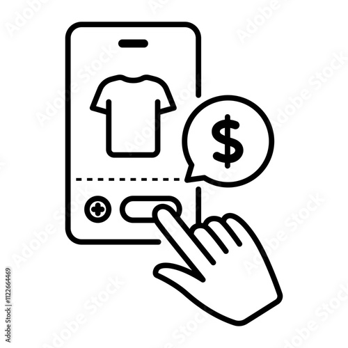 Order icon. order, online shopping, ecommerce, purchase, buy, checkout, payment, commerce, product. Vector icon illustration