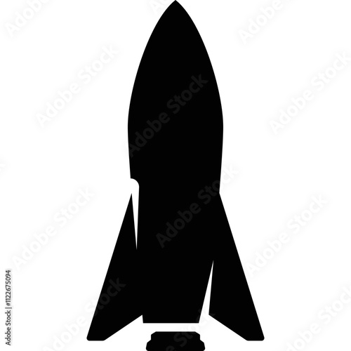 Simple vector icon aerostat