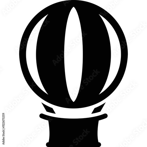 Simple vector icon aerostat