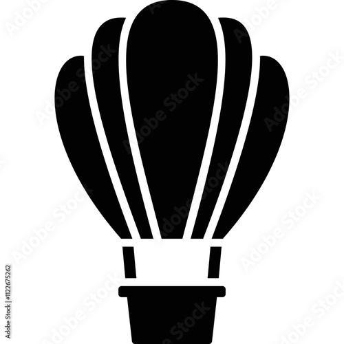 Simple vector icon aerostat