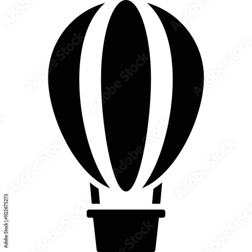 Simple vector icon aerostat