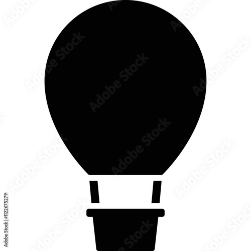 Simple vector icon aerostat