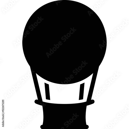 Simple vector icon aerostat