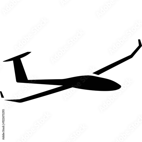 Simple vector icon glider
