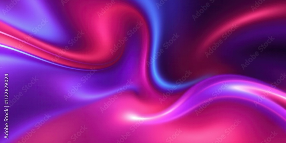 Obraz premium Abstract Pink and Purple Swirling Liquid Fluid Background Design Concept