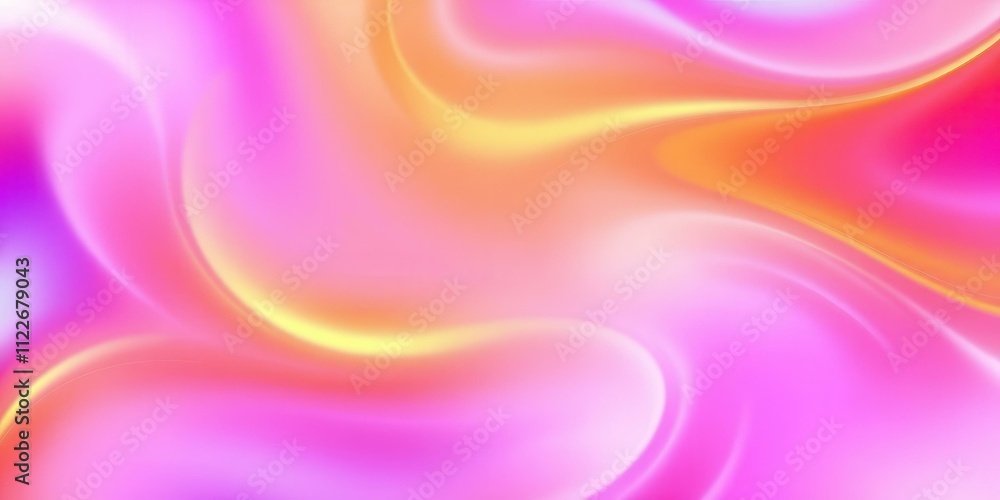 Fototapeta premium Abstract Pink and Orange Swirls Background. Fluid Gradient Texture for Wallpaper, Presentation, Feminine Design, Wedding Invitation, Spring Theme, Valentines Day