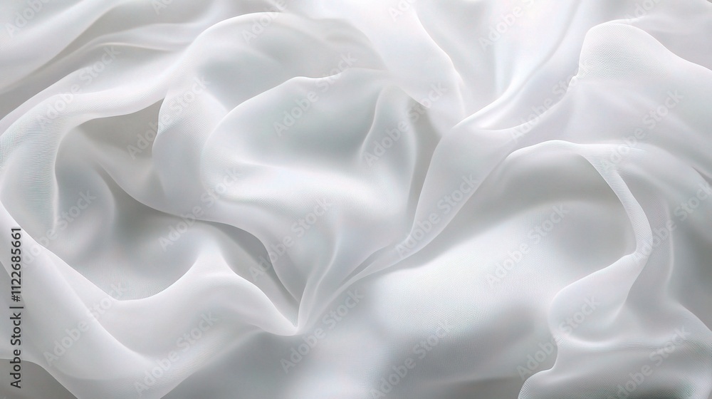 Obraz premium Elegant Light Gray Abstract Background with Soft Silk Texture