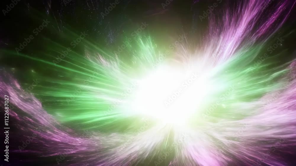 An abstract cosmic plasma energy burst