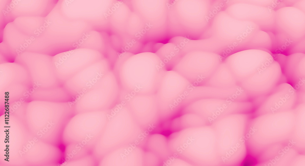 Fototapeta premium Trippy Waves Ripple Pattern. Pink cloudy retro wave pattern reminding optical illusions