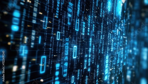 Wallpaper Mural Abstract Digital Data Stream Visualization Torontodigital.ca