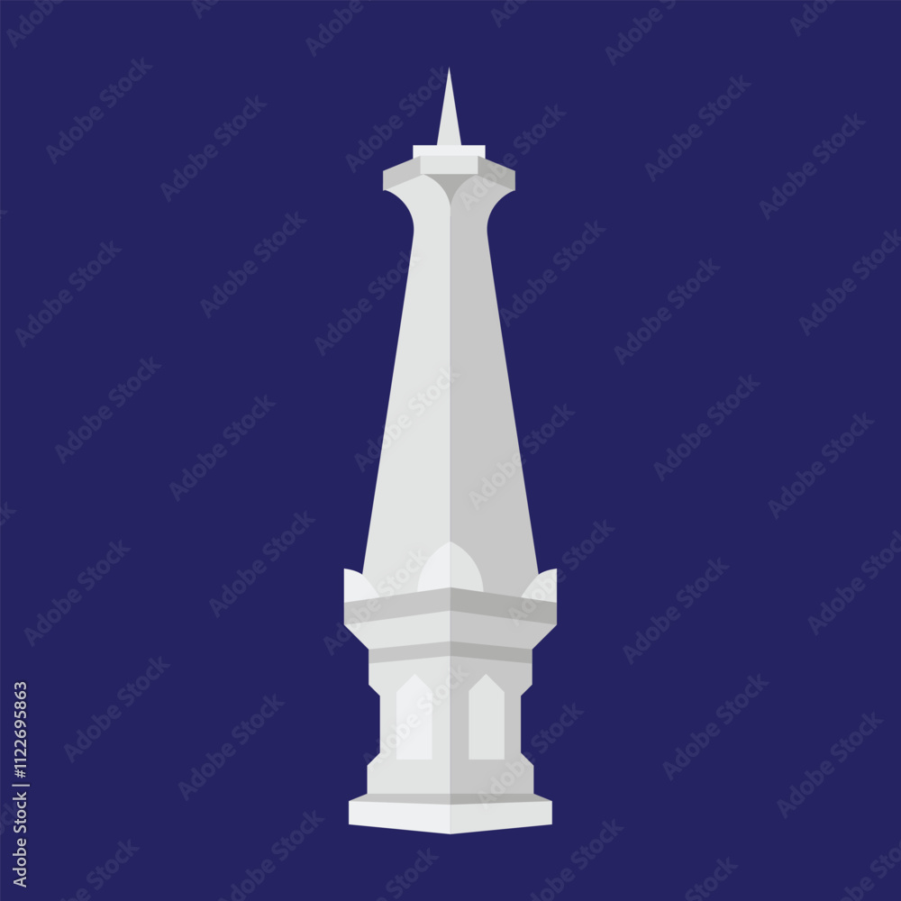 Fototapeta premium Iconic Tugu Yogyakarta Monument in Indonesia
