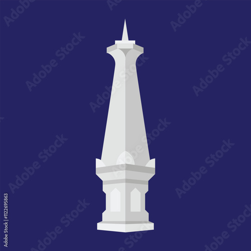 Iconic Tugu Yogyakarta Monument in Indonesia