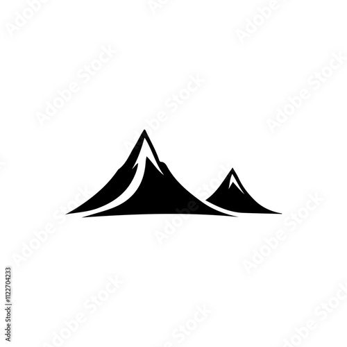 Mountains Silhouette Illustration 