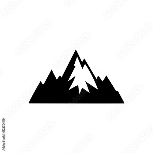 Mountains Silhouette Illustration 