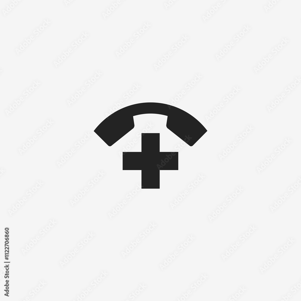 Obraz premium Medical Call Icon 
