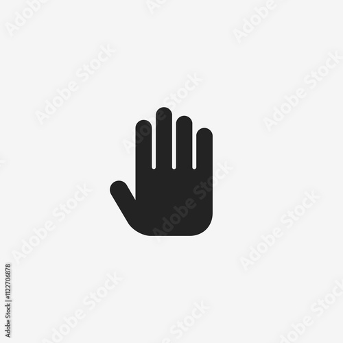 Stop Hand Icon
