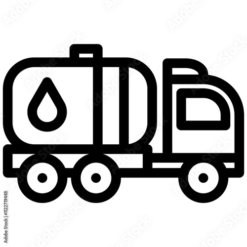 Oil Truck Icon