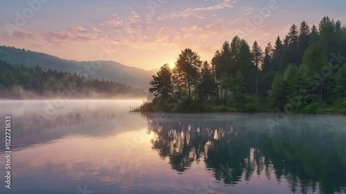Tranquility And Peace On The Lake