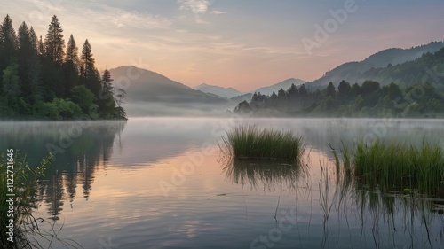 Tranquility And Peace On The Lake