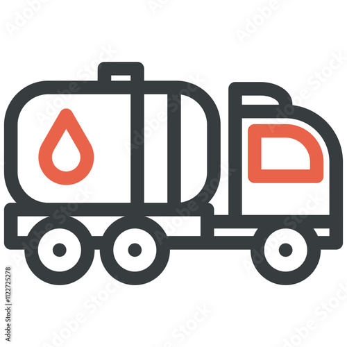 Oil Truck Icon