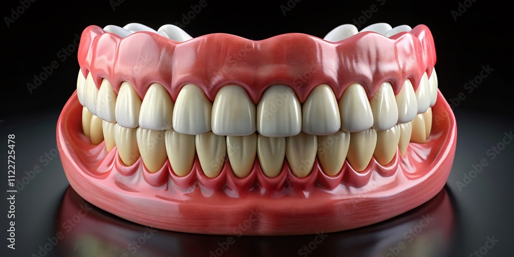 Obraz premium AI Dental Smile Design: Zirconia Crowns, Digital Smile Makeover