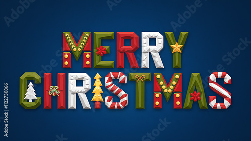 merry chritmas text design