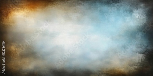 Grunge Texture Painting with Paintbrush and Pencil on Wooden Surface - Creative Artistic Background for Photoshop Projects