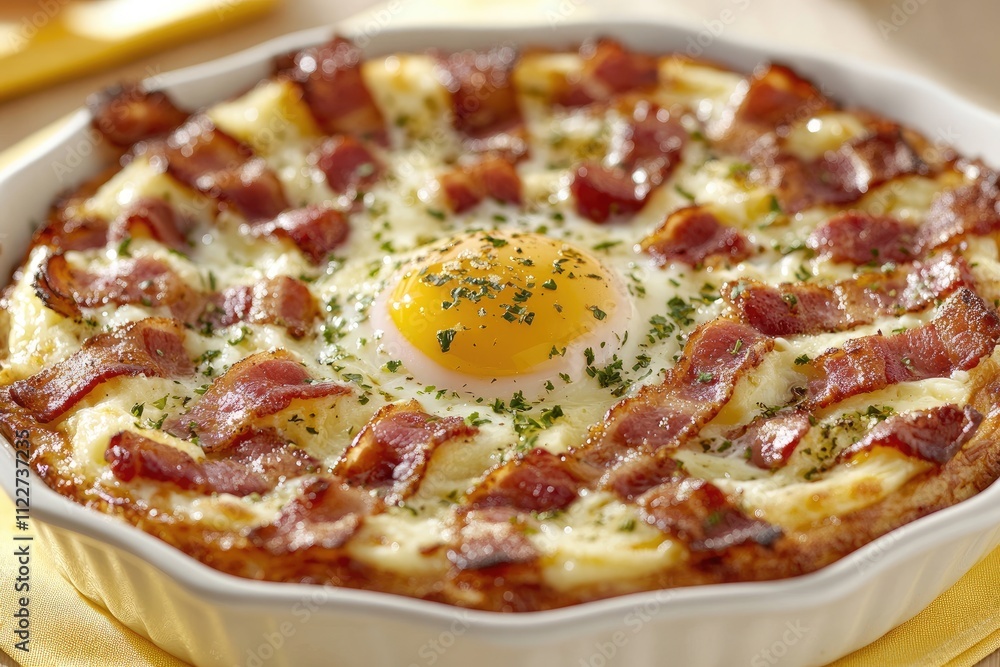Bacon and Egg Potato Crust Breakfast Bake Bacon and Egg Potato Crust Breakfast Bake