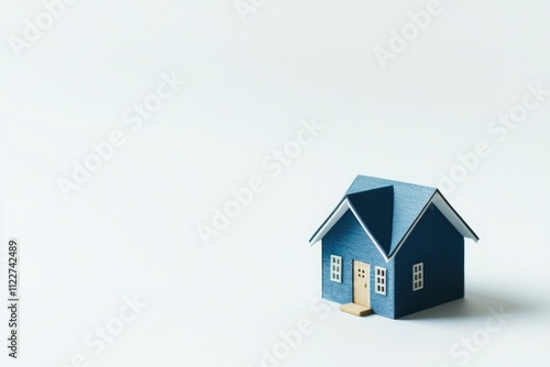 Wallpaper Mural  simply minimal design with miniature white toy house Torontodigital.ca