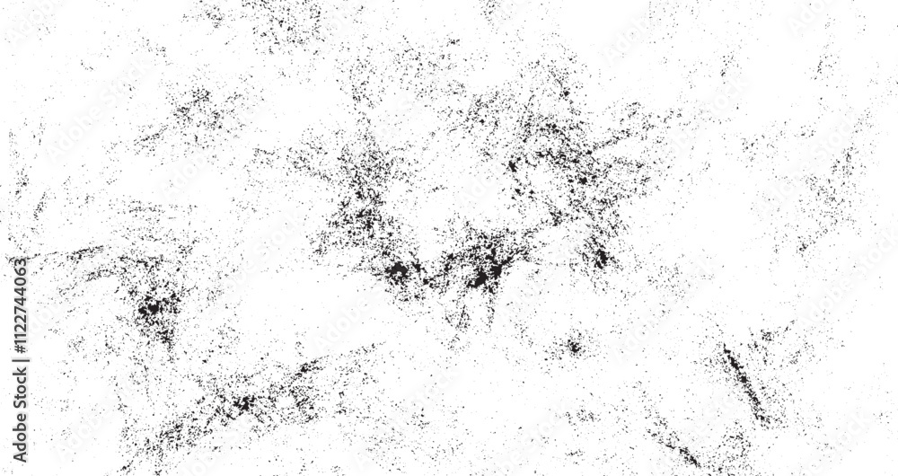 Dirt, grime and scratch overlay on transparent background. Old surface grunge texture abstract, grain, vintage, scratch, rough, retro, pattern.