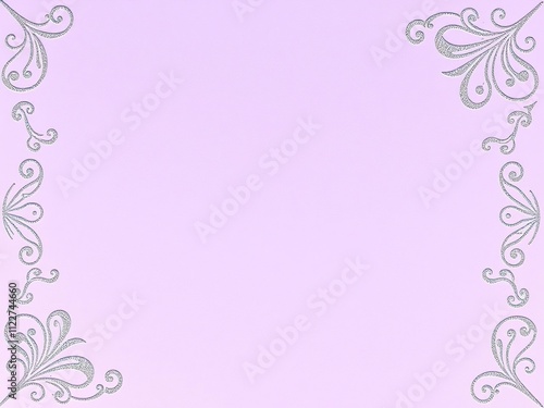 Soft pastel purple textured paper with intricate sparkly design, soft focus, whimsical background, luxurious feel