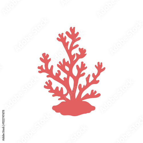 Coral Solid Icon