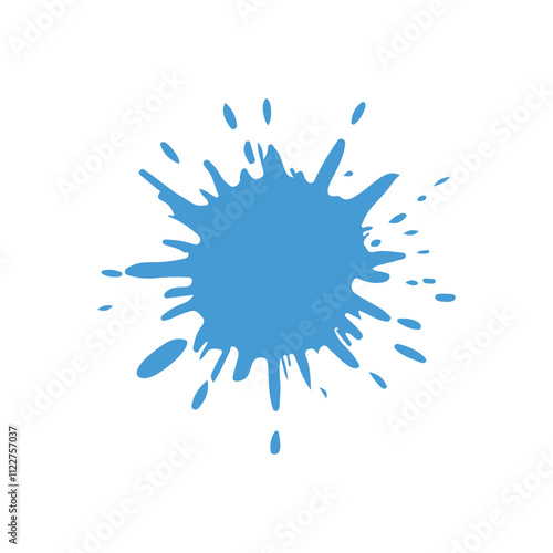 Blue Paint Splash