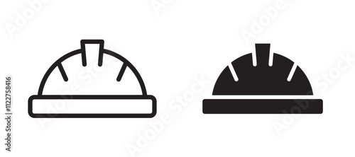 Helmet liner icon vector set.