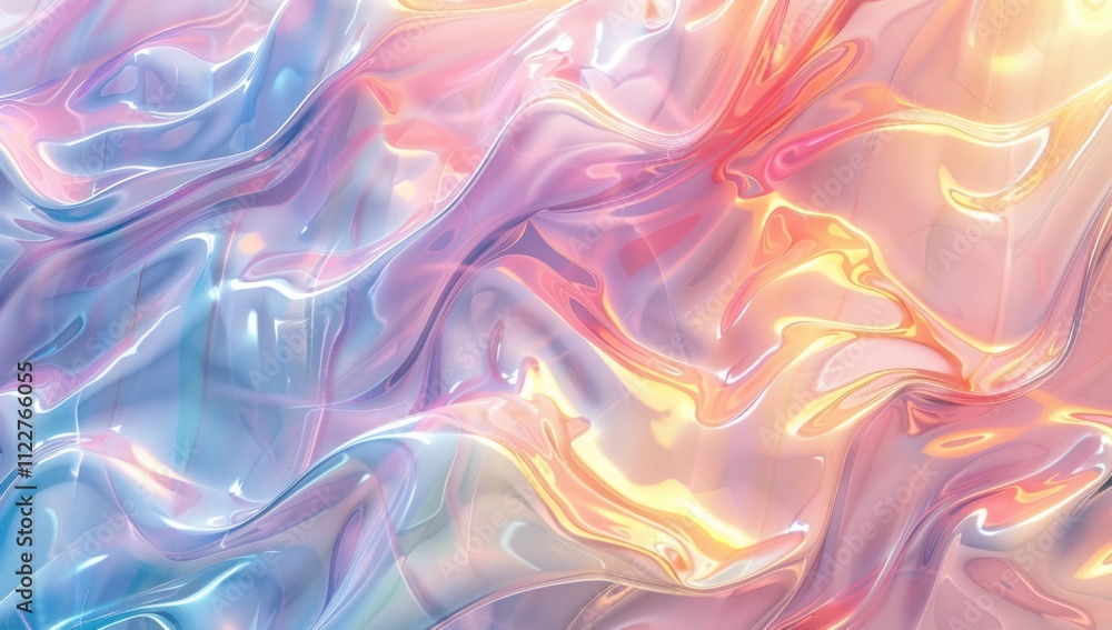 Obraz premium Abstract Iridescent Texture