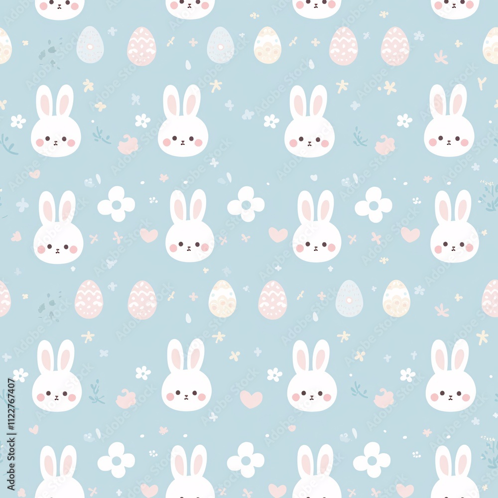 Obraz premium Cartoon seamless collage pattern