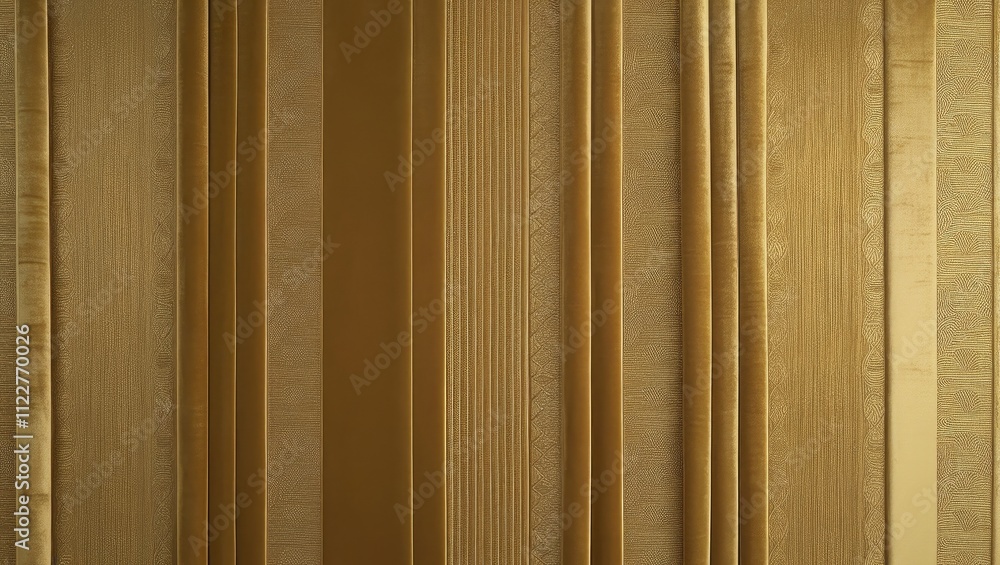 Fototapeta premium Gold Velvet Finish Wallpaper Background 