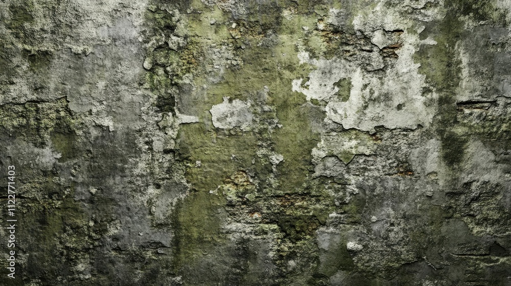 Fototapeta premium Weathered Concrete Wall Texture: Grunge and Decay Background