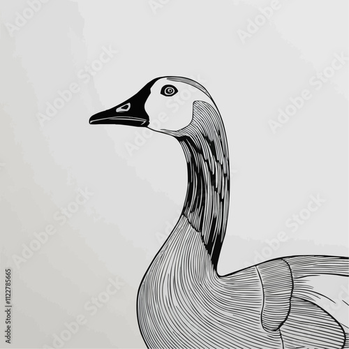 illustration of a duck