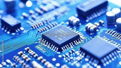 Circuit components meticulously arranged on a development board, showcasing innovation and precision in electronic engineering, where every element plays a crucial role in creating functional technolo