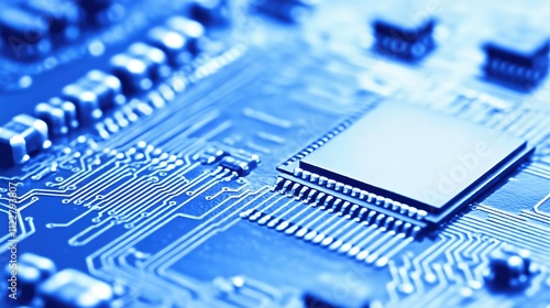 Circuit components meticulously arranged on a development board, showcasing innovation and precision in electronic engineering, where every element plays a crucial role in creating functional technolo